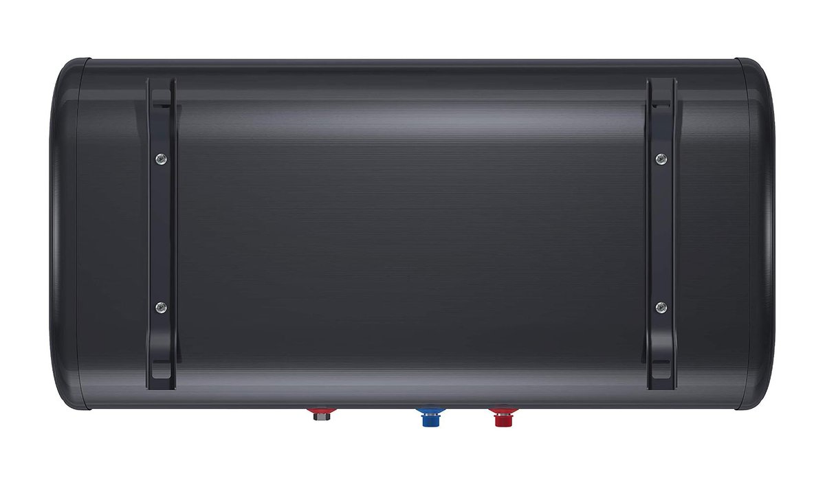 THERMEX ID SHADOW elektrický bojler, zásobník, 50 l, WIFI, horizontální, černá, zadní strana