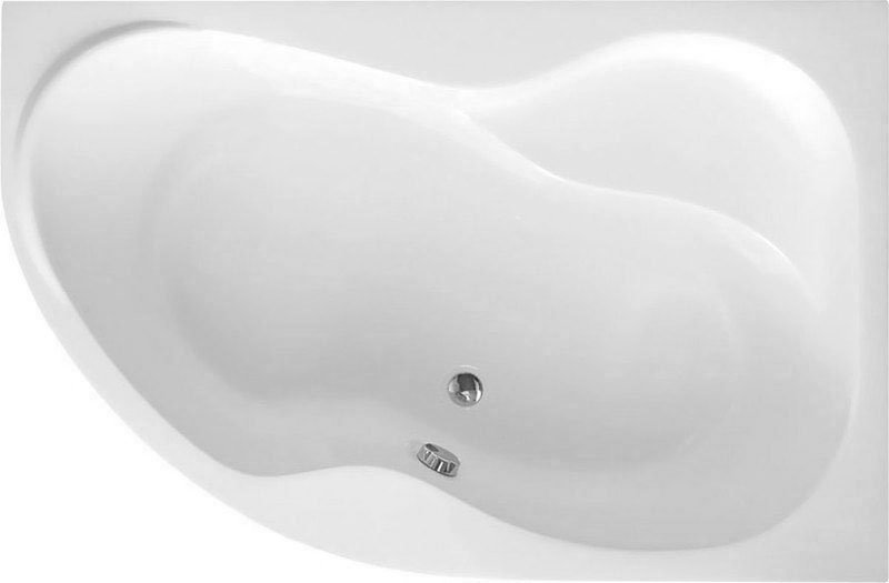 Aqualine CIDLINA 160 vana 160x105x45cm, pravá, bílá