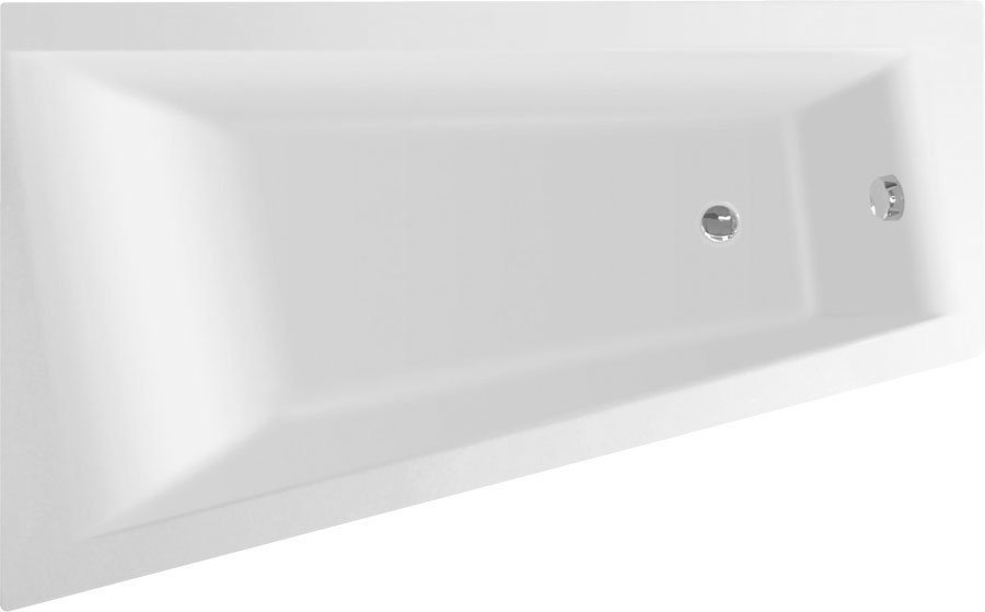 Aqualine METUJE vana 160x100x42cm, levá, bílá