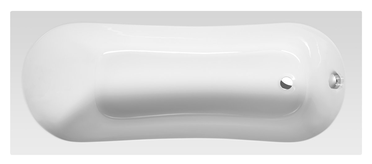 Aqualine JIZERA vana 170x70x39cm, bílá