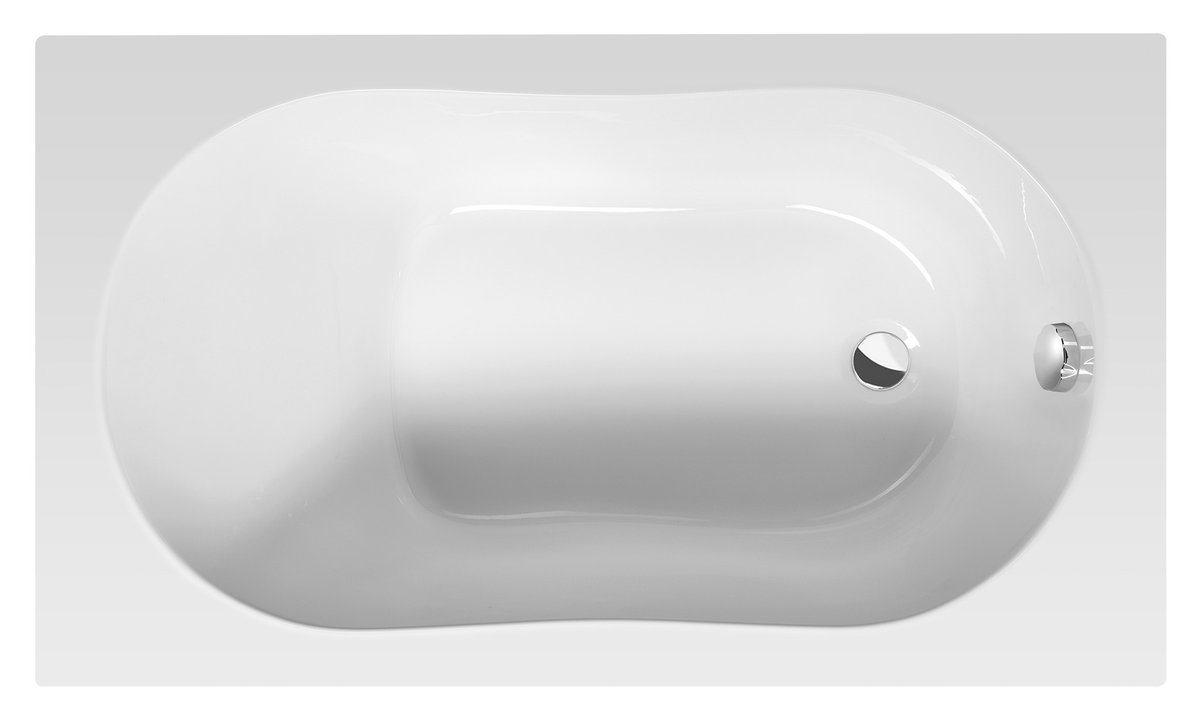 Aqualine JIZERA vana 120x70x39cm, bílá