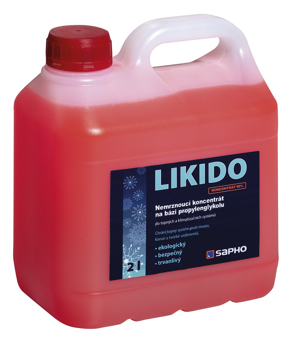 Aqualine LIKIDO nemrznoucí teplonosná směs do otopných těles, 2 l