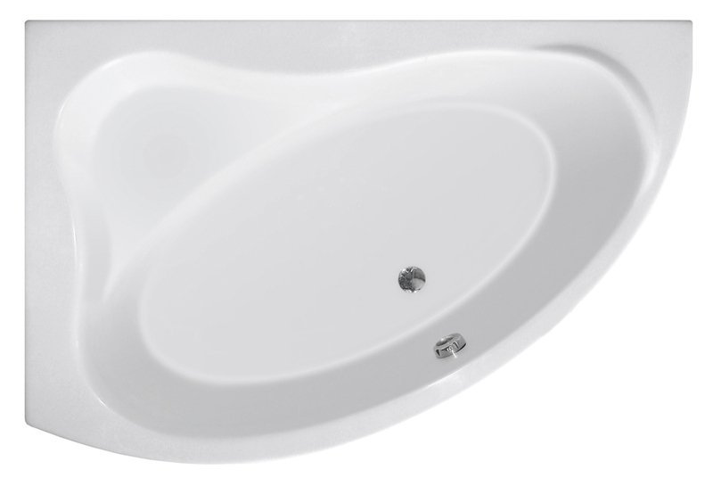 Aqualine ORAVA vana 150x90x38cm, levá, bílá
