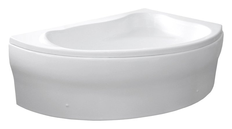 Aqualine ORAVA vana 150x90x38cm, pravá, bílá, pohled zepředu