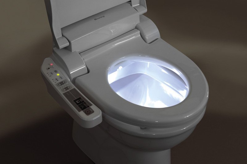 Aqualine BLOOMING EKO elektronický bidet, s podsvíceným sedátkem