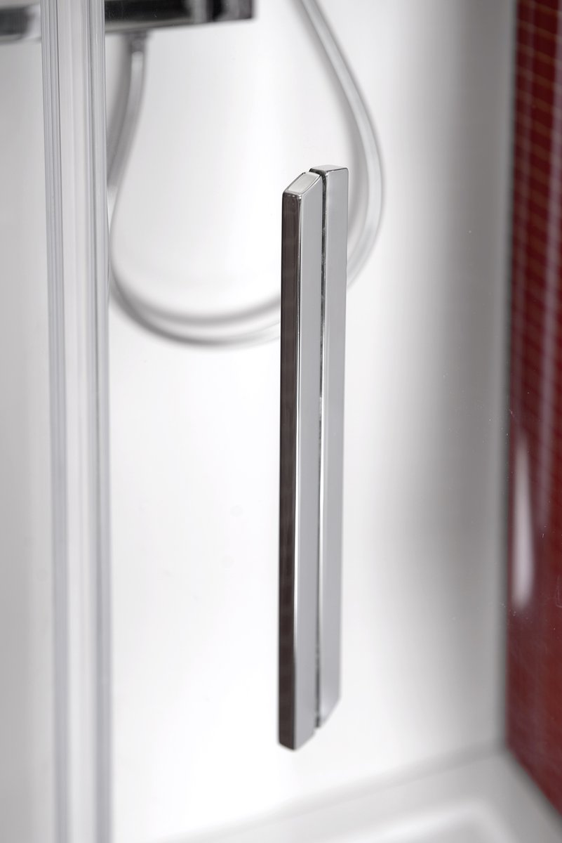 Polysan LUCIS LINE sprchové dveře 1000mm, čiré sklo, detail madla dveří
