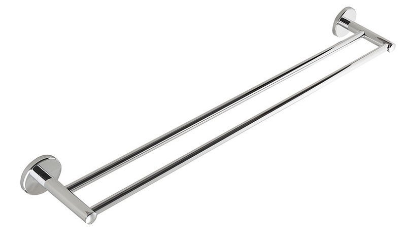 Aqualine SAMBA dvojitý držák ručníků 600mm, chrom