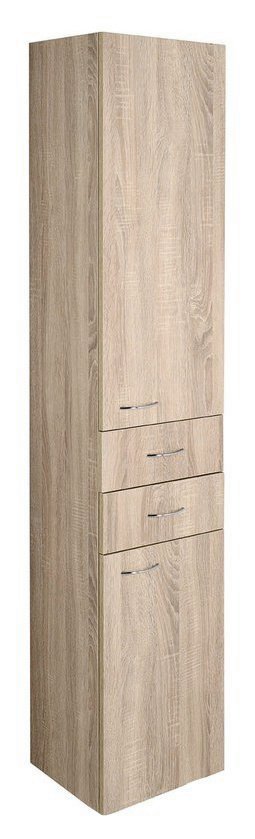 Aqualine ZOJA/KERAMIA FRESH skříňka vysoká 35x184x29cm, dub platin