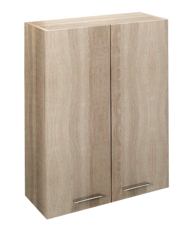 Aqualine ZOJA/KERAMIA FRESH skříňka horní 50x76x23cm, dub platin