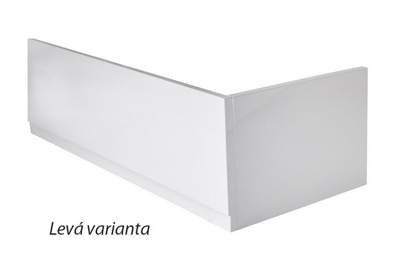 Polysan PLAIN panel boční 75x59cm, rohový panel, levá varianta